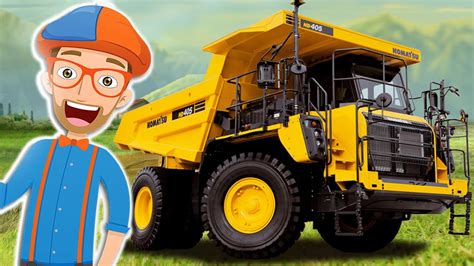 youtube blippi skid steer|blippi youtube dump truck.